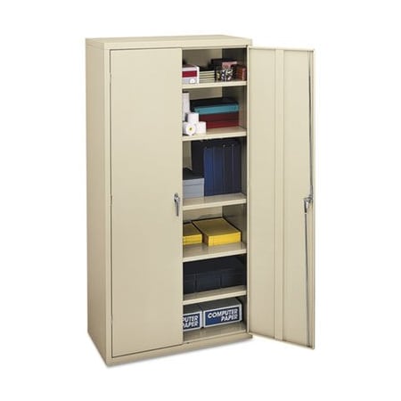 Hon HON, ASSEMBLED STORAGE CABINET, 36W X 18 1/8D X 71 3/4H, PUTTY SC1872L